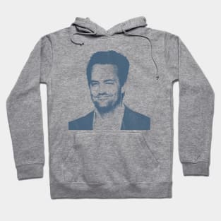 Matthew Perry Blue Vintage Hoodie